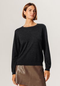 Rodier ROUND-NECK - Strickpullover - anthracite