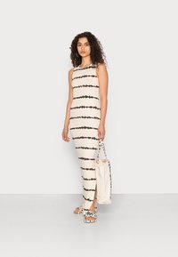 Even&Odd Vestido comprido - white/black