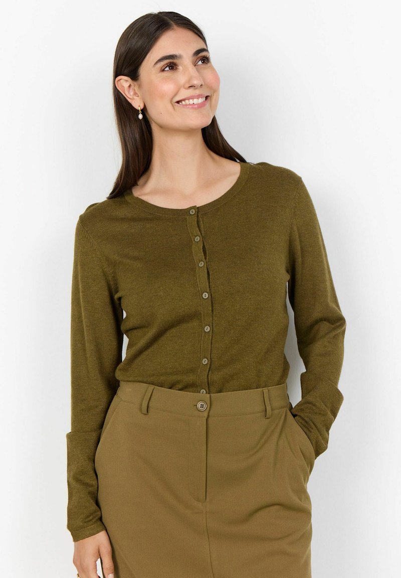 Soyaconcept DOLLIE - Neuletakki - misty olive mel