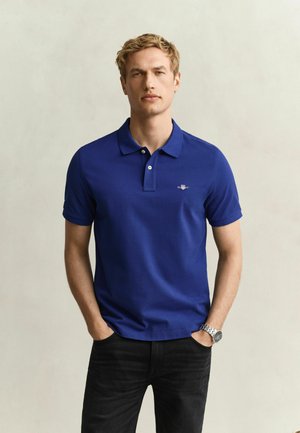 GANT, REG SHIELD SS PIQUE POLO - Polo - crisp blue