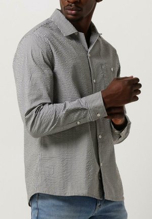 Anerkjendt CASUAL OVER AKKURT STRIPE - Overhemd - olijf