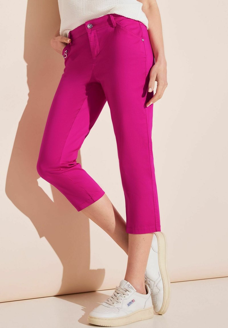 Street One 3/4 MIT ZIPPER - Shortsit - pink