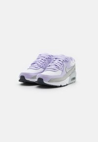 Nike Sportswear AIR MAX 90 UNISEX - Sapatilhas - white/metallic silver/violet frost/pure platinum