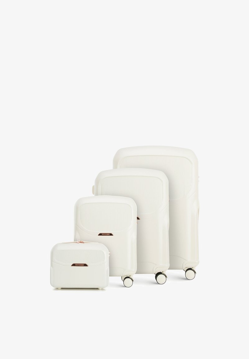WITTCHEN LUGGAGE SET WITH WASH BAG FROM POLYCARBONATE - Kofferset - creme