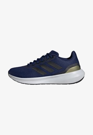 adidas Performance FALCON 3.0 - Scarpe da corsa su strada - dark blue core black gold metallic