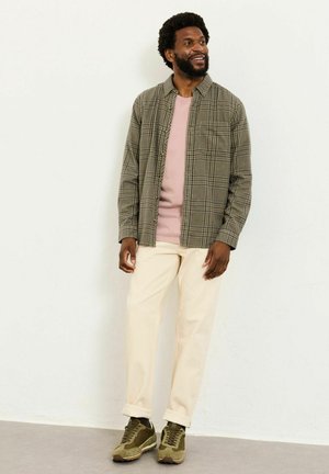 REGULAR FIT - LONG SLEEVE CHECK - Leichte Jacke - sage green