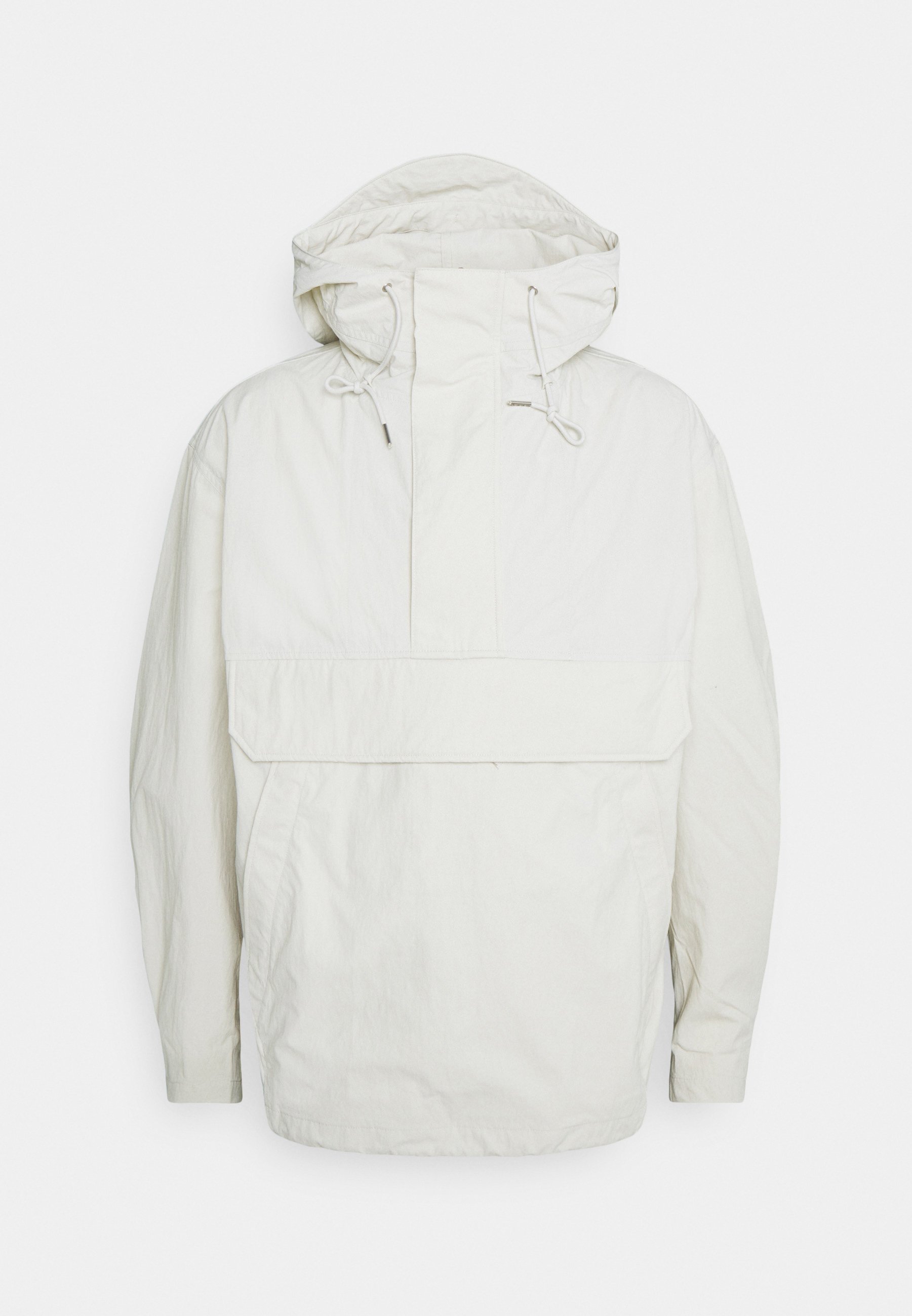 white jacket windbreaker