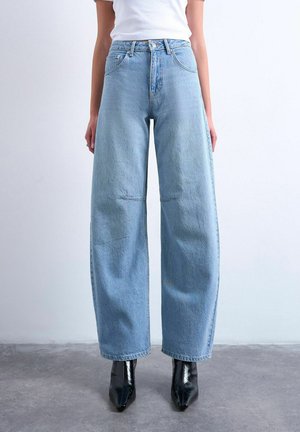 TSBENTE - Wide leg - light blue denim
