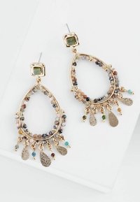 Next TEARDROP BEADED DROP  - Kõrvarõngad - gold tone