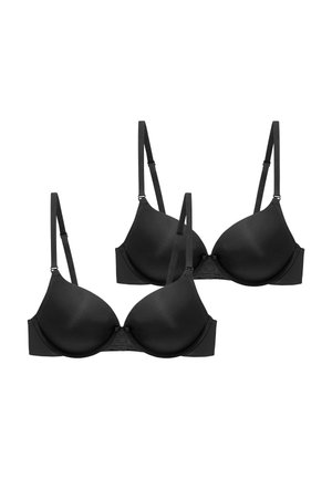 2-PACK LOVELY MICRO - Reggiseno con ferretto - black