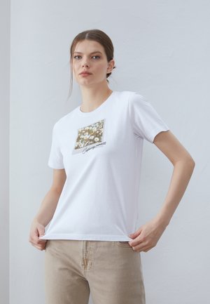 Anna Field Μπλουζάκι με στάμπα - white