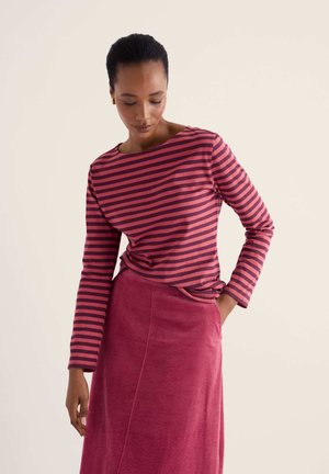Seasalt Cornwall, SEASALT CORNWALL SAILOR SHIRT - Camiseta de manga larga - pink - mini cornish dark rose