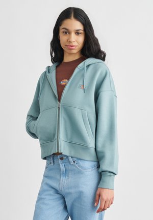 OAKPORT ZIP HOODIE - Jaka ar rāvējslēdzēju - stormy sea