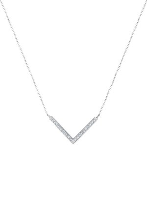 SPARKLING BASIC - MIT KRISTALLEN VON SWAROVSKI® - Halskæder - weiß