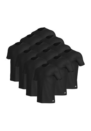 CREW NECK RUND AUSSCHNITT 12ER PACK - Unterhemd/-shirt - black