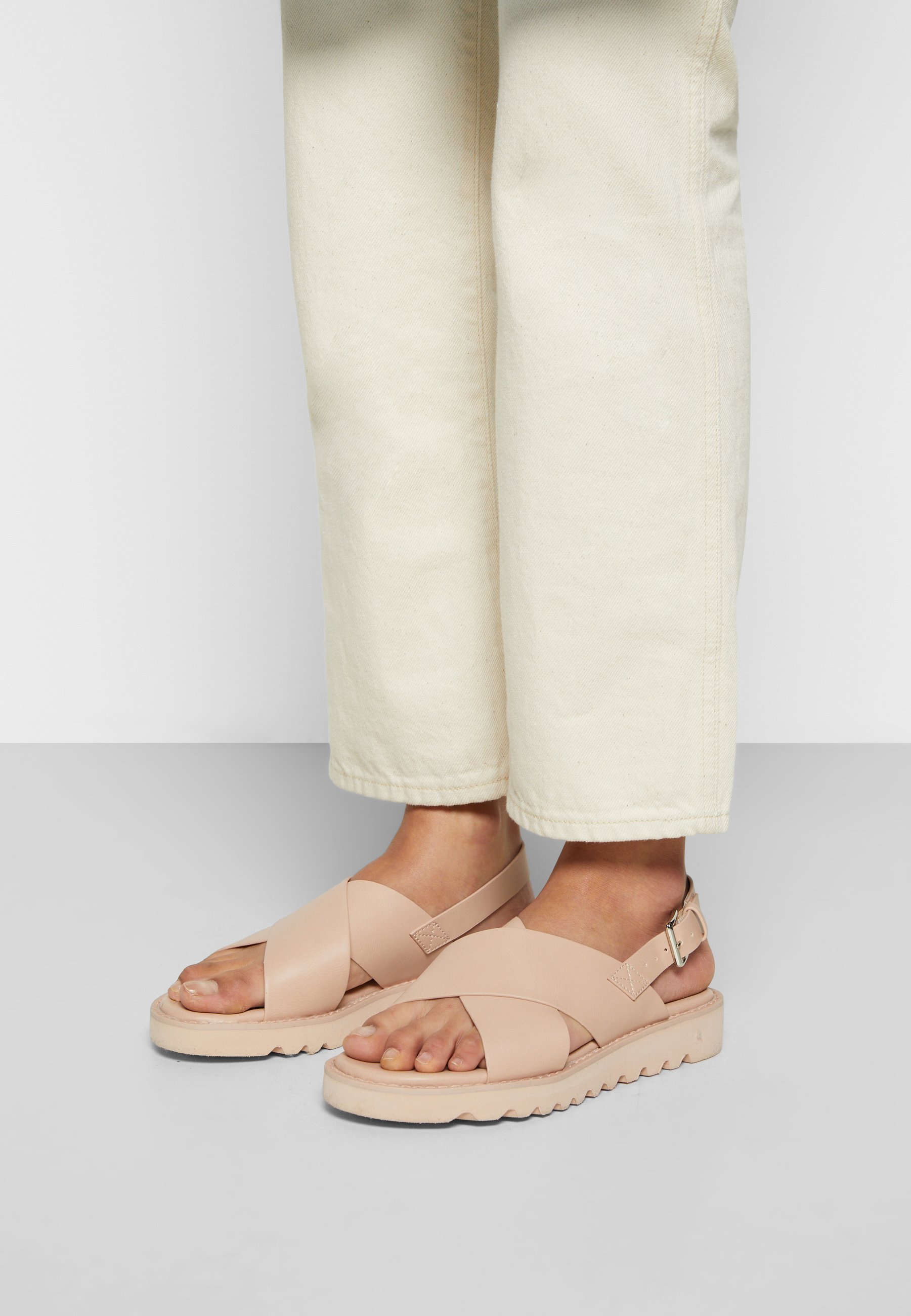 Even\u0026Odd Sandalen met plateauzool - beige - Zalando.be