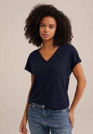 WE Fashion T-shirt basic - dark blue