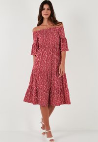LELA Slim Fit - Dnevna haljina - red