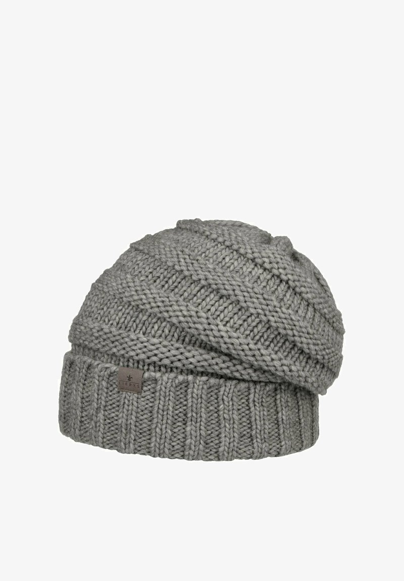 Lierys LONG - Beanie - hellgrau