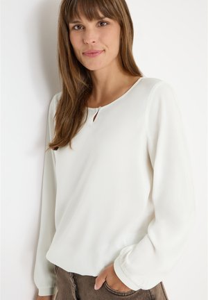 Langarmshirt - weiß
