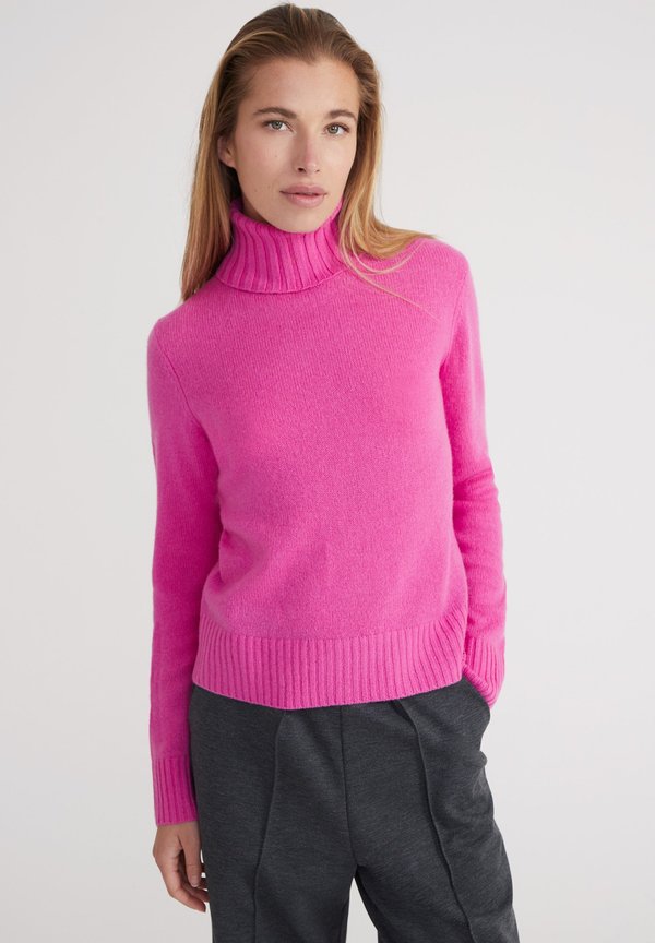 ROLLKRAGEN REGULAR - Strickpullover - fuchsia