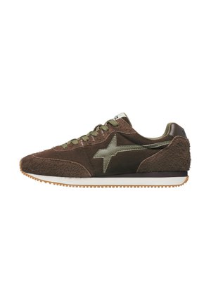 W6YZ, SAMOA-UNI. - Sneakers basse - dunkelbraun-militärgrüne