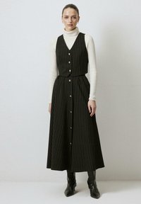 Touché Privé STRIPED SET - Waistcoat - black