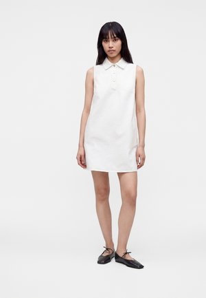 GAP COLLAR DRESS - Robe en jean - fresh white