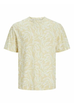 JORLAFAYETTE CREW NECK - T-Shirt print - italian straw