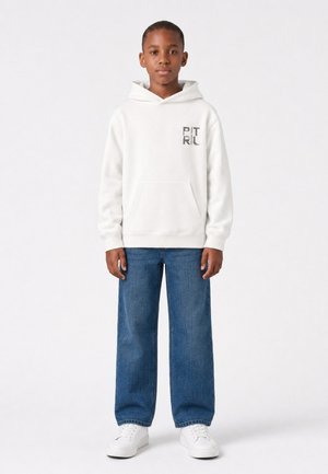 Petrol Industries, RELAXED GRAPHIC HOODIE MILLPLACE - Hoodie - white frost