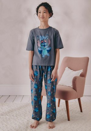 Next, REGULAR FIT - DISNEY LILO AND STITCH HALLOWEEN SET - Nattøj sæt - charcoal grey