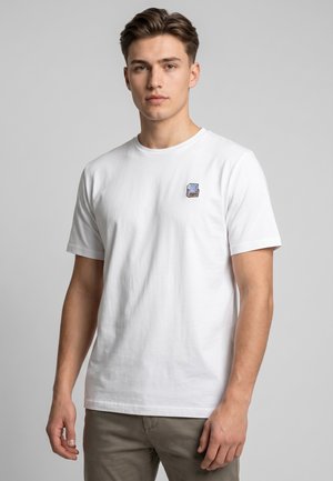 Eight 2 Nine, EIGHT 2 NINE T-SHIRT MIT STICK-PATCH MARITIM - T-Shirt print - white