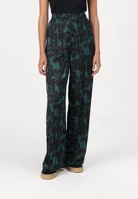 GAP CRINKLE PULL ON - Kelnės - green/black