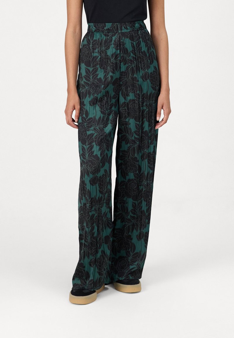GAP CRINKLE PULL ON - Kelnės - green/black