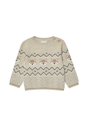 s.Oliver, STRICKPULLOVER UNISEX - Maglione - sandstein