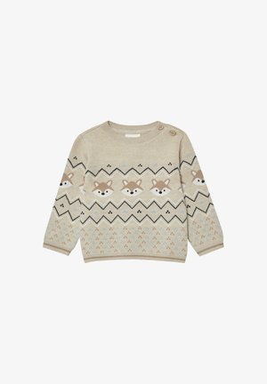 s.Oliver, STRICKPULLOVER UNISEX - Pullover - sandstein