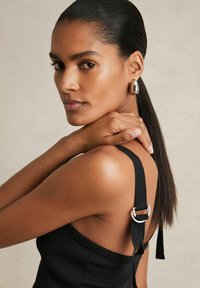 Reiss REGULAR FIT - ISABELLA STRETCH-D-RING STRAP  - Topp - black