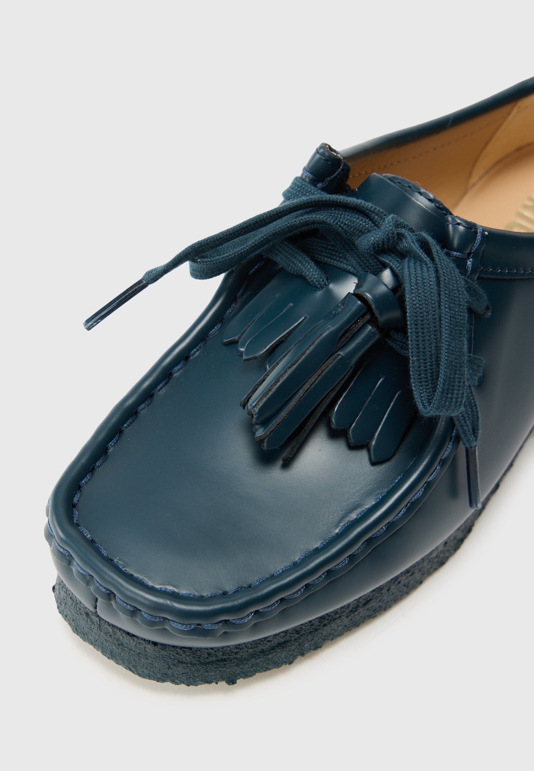 Clarks Originals WALLABEE - Lace-ups - dark teal/teal - Zalando