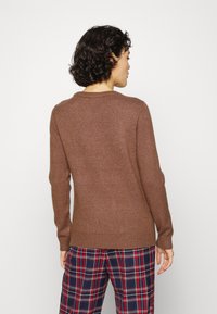 VILA VIRIL O-NECK  - Camisola - chocolate lab
