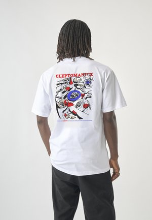 Cleptomanicx, T-SHIRT CUISINE - Print T-shirt - white