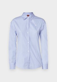 HUGO THE GIRLFRIEND SHIRT - Palaidinė - light blue