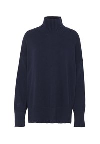 HIGH NECK - Svetr - navy