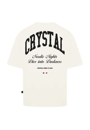 CRYSTAL PARIS NORDIC NIGHTS - Print T-shirt - cream