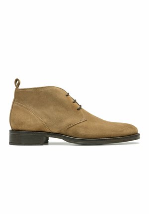 Bottines à lacets - tan