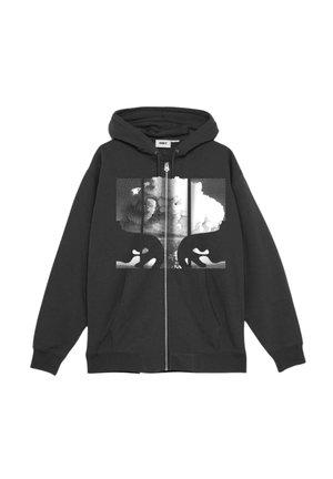 Obey Clothing Felpa con zip - black