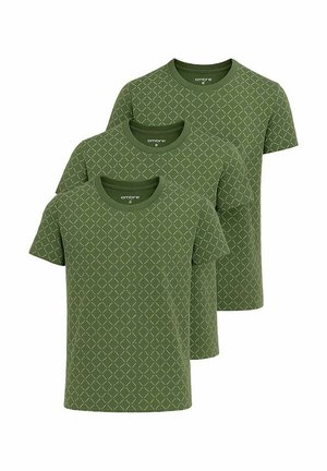 PACK OF 3 - T-shirts print - olive