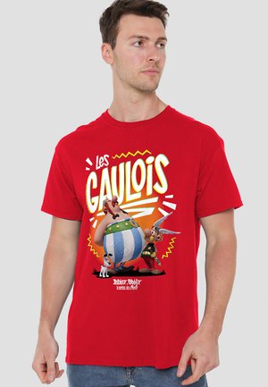 ASTERIX & OBELIX - THE HEROIC GAULS - Print T-shirt - red