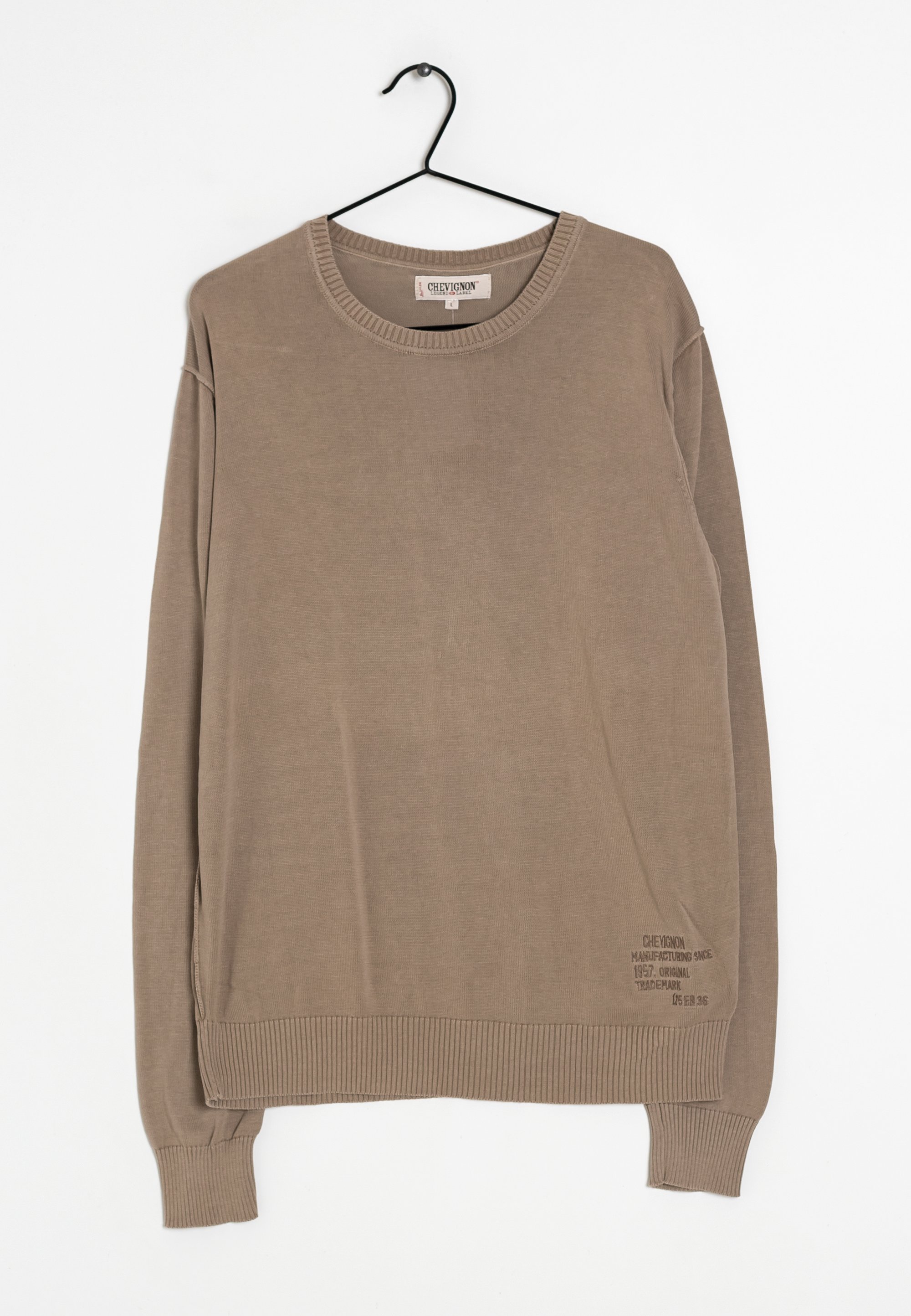 Pull Homme Chevignon Marron - Taille S - 55% Acrylique - Occasion Très Bon état