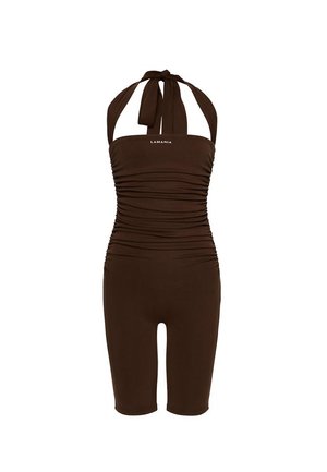 LA MANIA, KOMBINEZON TESSIE - Kezeslábas - dark chocolate