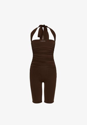 LA MANIA, KOMBINEZON TESSIE - Kezeslábas - dark chocolate